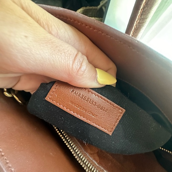 SAINT LAURENT BROWN SAC DE JOUR TOTE BAG - Picture 11 of 13